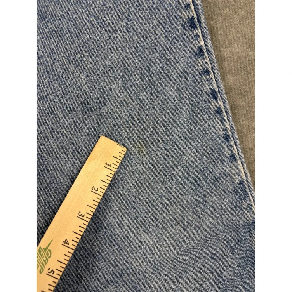 VTG‎ Levi's 550 Relaxed Fit Tapered Leg Orange Tab Jeans 32x33 Light Wash Blue
